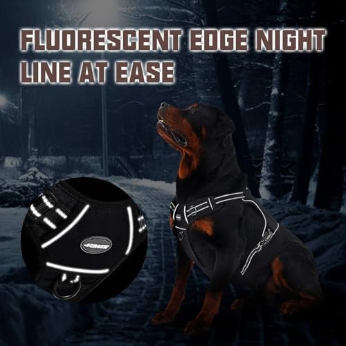 AUROTH Tactical Dog Harness for Extra Large Dogs, Heavy Duty No Pull Vest - Image 5