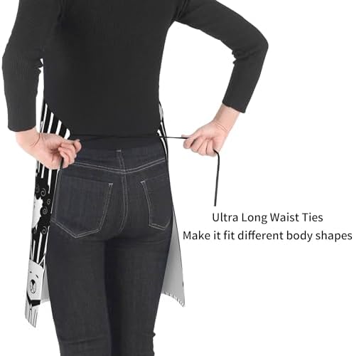 Art Apron with Pocket for Women Men - Image 5