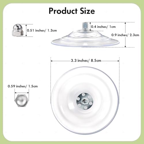 AMOSIJOY 4 Pack Cat Window Perch Strong Replacement Suction Cups - Image 2