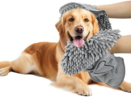 Puomue Microfiber Dog Towels for Drying Dogs, Super Absorbent, Soft and Quick by Puomue