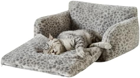 Hollypet Cat Bed Small Dog Orthopedic Couch Beds - Image 2