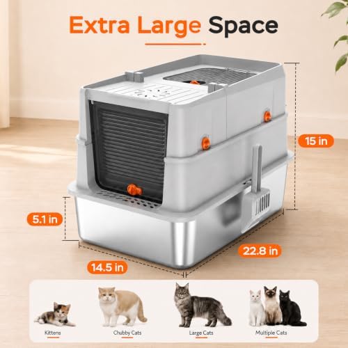 Stainless Steel Litter Box - Image 2