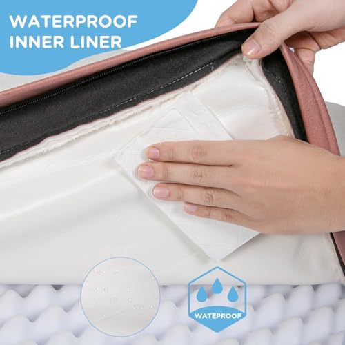 Sunheir Waterproof Dog Bed Covers Replacement Washable, Pet Bed Cover Only - Image 2