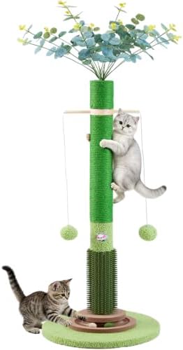 40'' Tall Cat Scratching Post, Cat Toys, Scratcher Tree by COUNER