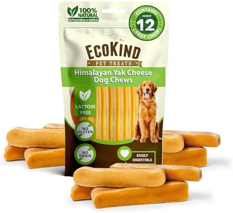 EcoKind Yak Cheese Himalayan Dog Chews, Yak Chews by EcoKindPetTreats