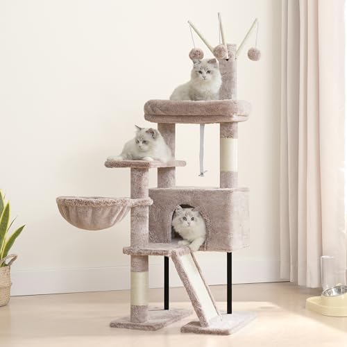 Gitelsnour Cat Tree Tower for Indoor Cat, Top Platform by Gitelnour