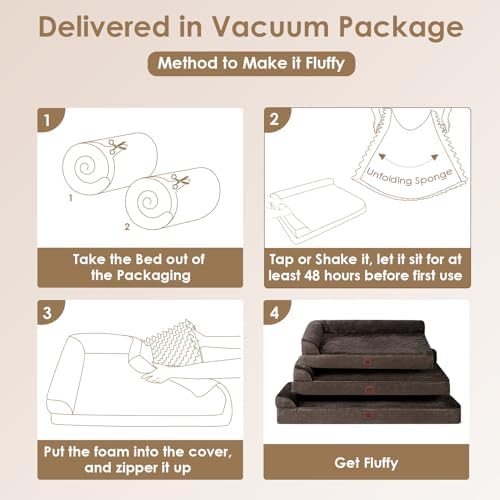 EHEYCIGA Large Dog Bed Memory Foam - Image 6