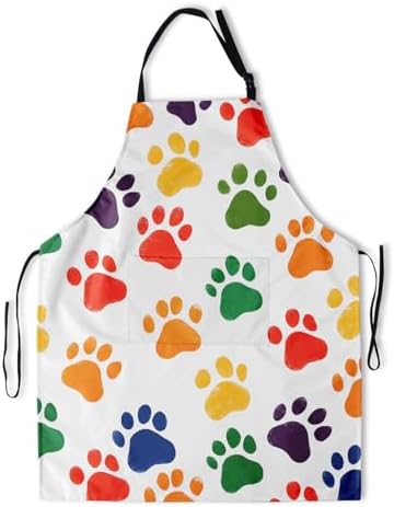 Art Apron with Pocket for Women Men by DZGlobal