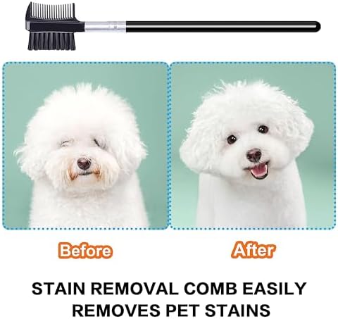 5 Pack Flea Lice Comb, Stainless Steel Dog Cat Grooming Combs - Image 6
