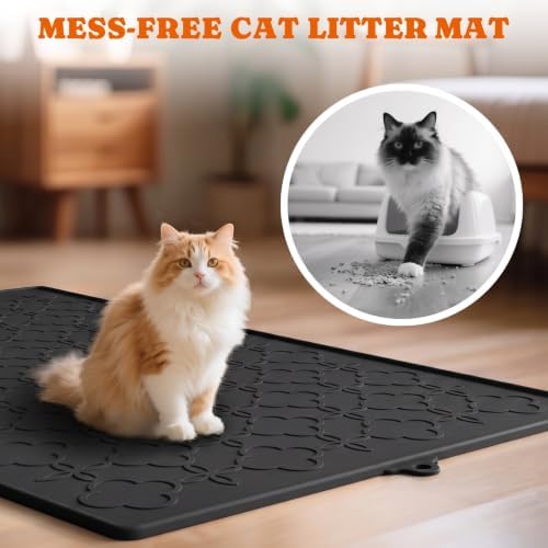 Pawtners Cat Litter Mat Extra Large 42" X 30", 1 Pack - Image 2