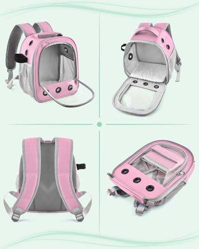 DBNESS Guinea Pig Carrier Backpack, Portable Rabbit Travel Carring Bag - Image 4