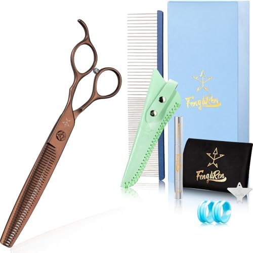 High-end Professional Dog Grooming Thinning Scissors Teeth Cutting Blending by Fengliren%C2%AEDedicatedToScissorsForOver40Years