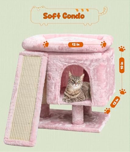 SYANDLVY Small Pink Cat Tree - Image 6