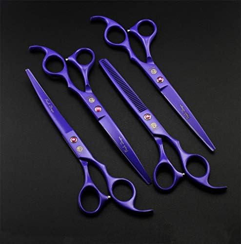 Purple Dragon 7.0 inch Dog Grooming Scissors Set - Image 6
