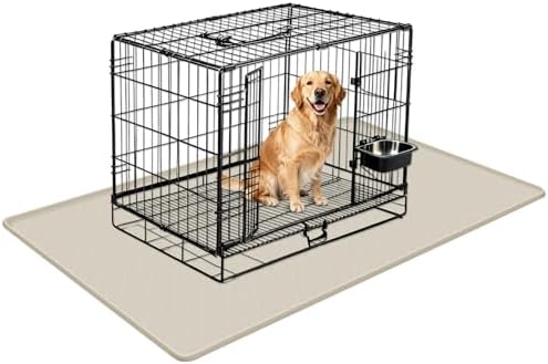 Silicone Dog Bed Mat 51"x 25.6" Crate Mat by Bartuke
