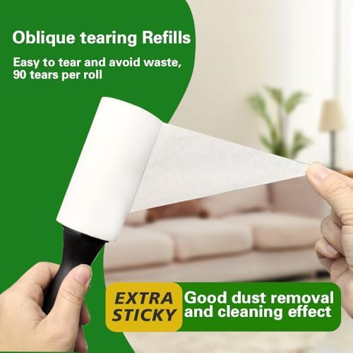 Extra Sticky Lint Roller Refills, Fits Most 3.9"-4" Standard Size Lint Roller - Image 4