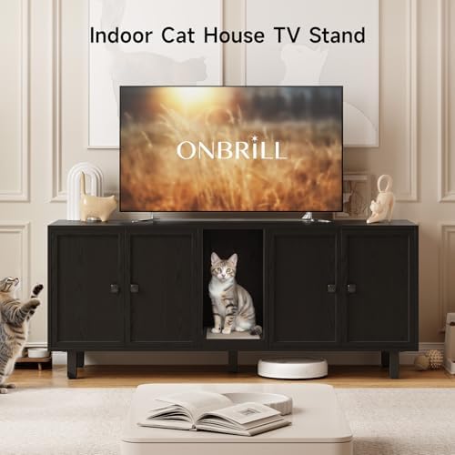 ONBRILL 59 Inches Cat Litter Box Enclosure - Image 5