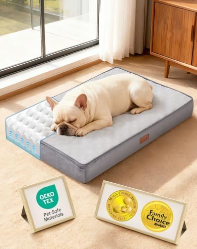 OhGeni Orthopedic Waterproof Medium Dog Bed, Memory Foam, 30 inch by OhGeni
