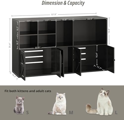 IRONCK Cat Litter Box Enclosure - Image 2