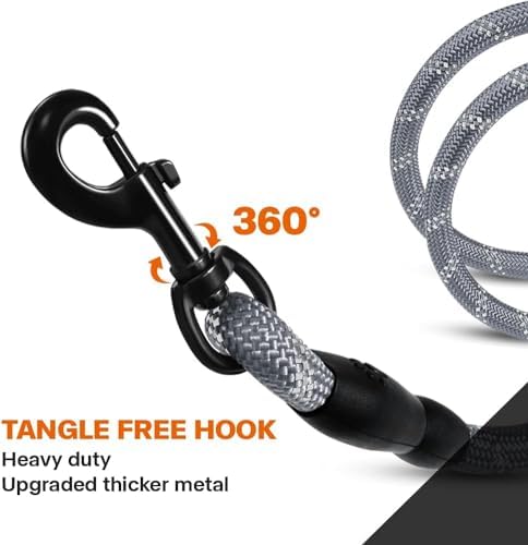 Taglory Rope Dog Leash for Small Medium Dogs, 4 FT Padded Handle - Image 6