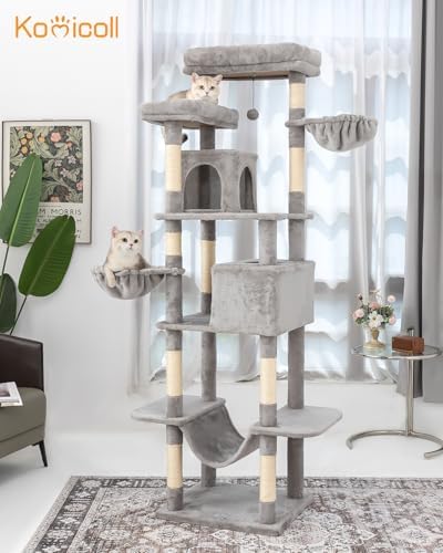 Cat Tree, 81-Inch Tall Cat Tower - Image 5