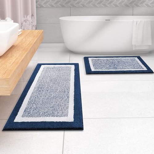 OLANLY Bathroom Runner Rugs 44x24, Long Bath Mats - Image 7