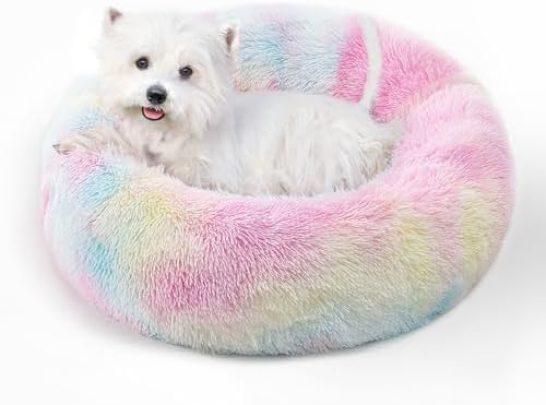 Calming Round Dog Bed & Cat Bed by SunstyleHome