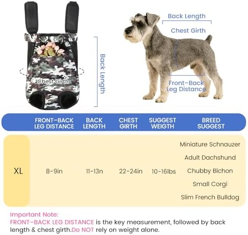 Mosago Dog Backpack Carrier, Front Chest Carrier - Image 2