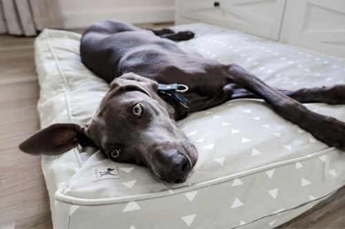 Molly Mutt Light Gray Dog Bed Cover, Non-Toxic & 100% Cotton - Image 3