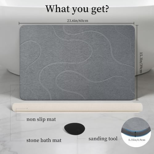 THMINS Stone Bath Mat - Image 4