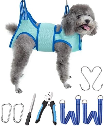 Kkiimatt Dog Grooming Hammock, XS Size Hanging Harness Holder by Kkiimatt