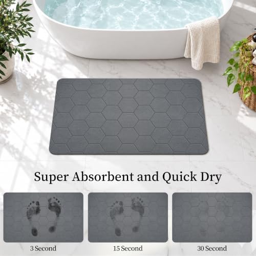 THMINS Extra Large Stone Bath Mat - Image 6