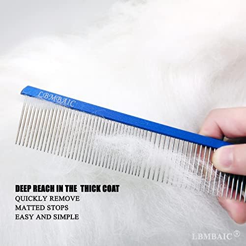 Metal Dog Grooming Combs Shedding Tangles - Image 6