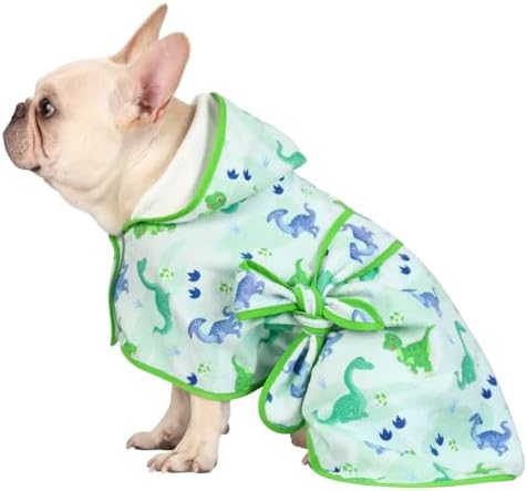 HDE Hooded Dog Bathrobe Quick Dry Towel Wrap by HDE