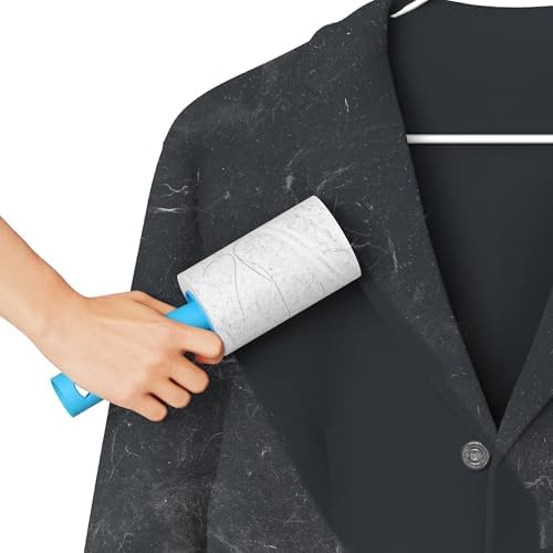 400 Sheets Lint Rollers for Pet Hair Extra Sticky, 2 Handles, 4 Rollers - Image 5