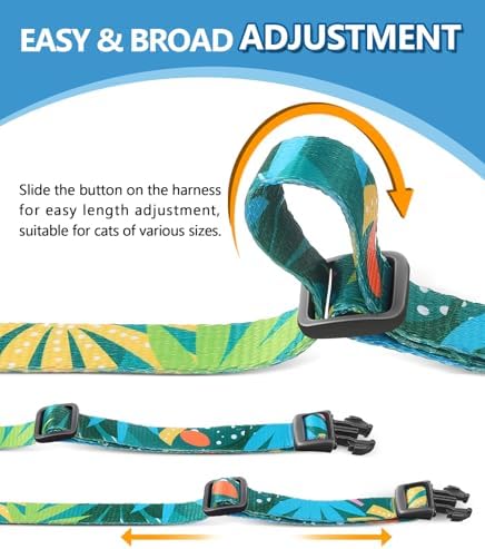 Halypet Cat Harness and Leash Set, Escape Proof Cat Harnesses - Image 6