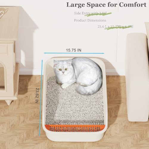 Vealind Extra Large Cat Litter Box - Image 3