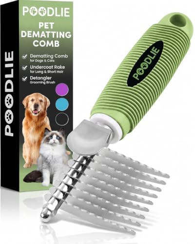 Poodle Dematting Fur Rake Comb Brush by Poodlie