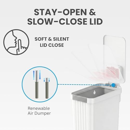 iTouchless 13.2 Gallon / 50 Liter Dog Poop Trash Can - Image 5