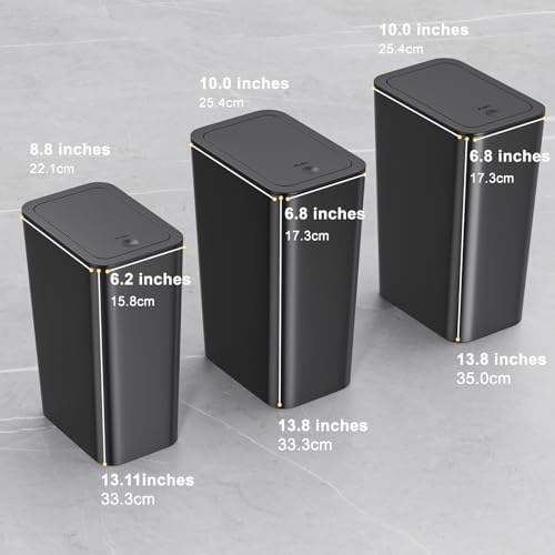 N. NETDOT Bathroom Trash Can - Image 6
