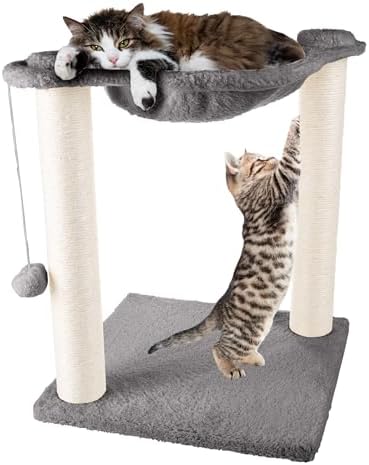 Cat Hammock with Scratching Posts by PETMAKER