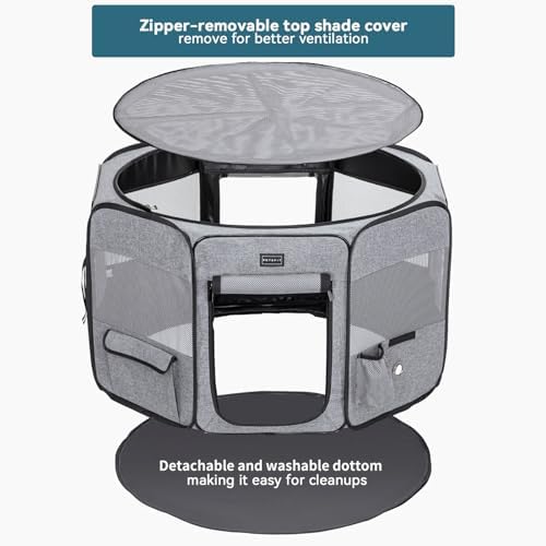 Petsfit Portable Dog Playpen for for Large Dogs/Cat/Rabbit/Chick, - Image 4