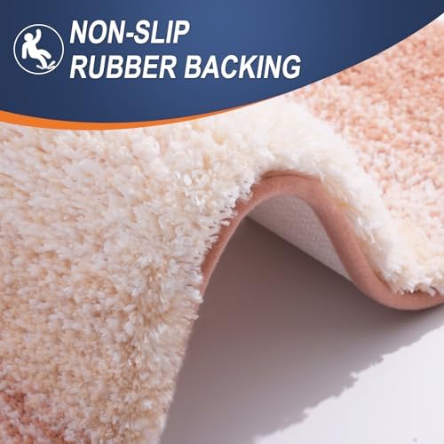 OLANLY Bathroom Runner Rug 54x24, Extra Soft Absorbent Microfiber Bath Rugs - Image 5
