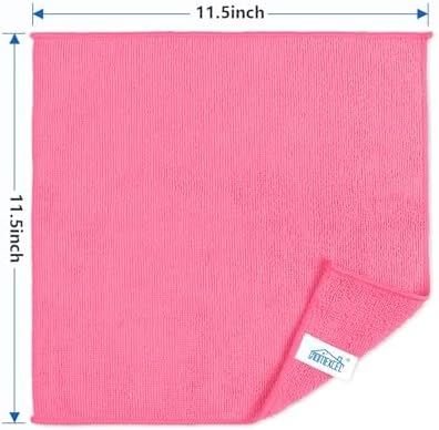 HOMEXCEL 8PK Microfiber Cleaning Cloth, Cleaning Rags - Image 2