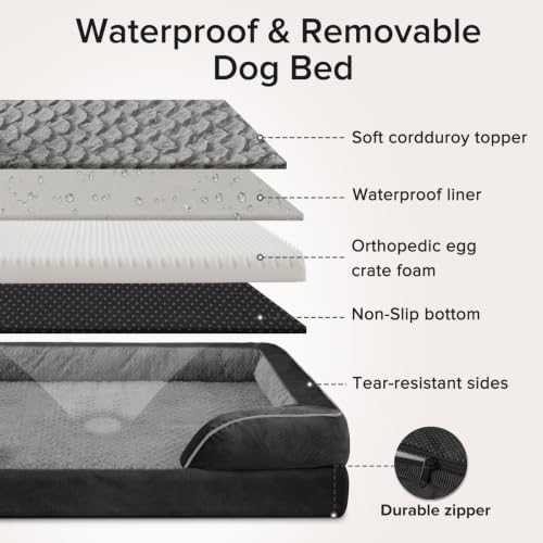 INVENHO L Plus Orthopedic Dog Bed - Image 7
