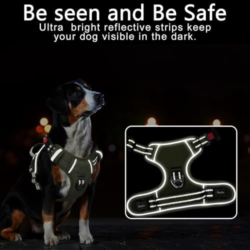 Timos Dog Harness, Front Clip No Pull Medium Sized - Image 2
