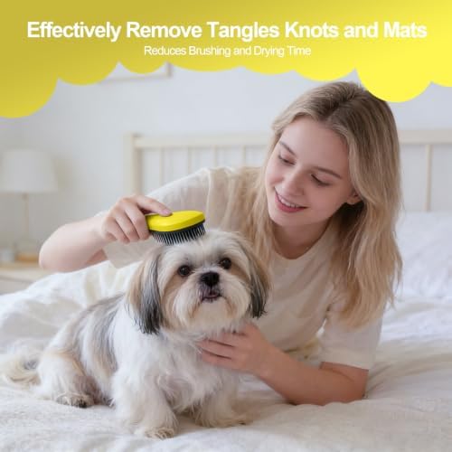 Small Dog Brush, Skin-friendly Soft Bristles - Image 7