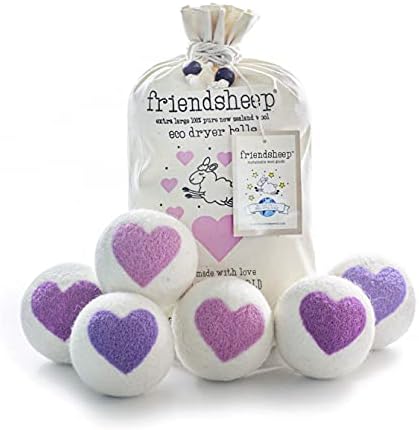 Friendsheep Wool Dryer Balls, Organic Reusable Fabric Softener Alternative by Friendsheep