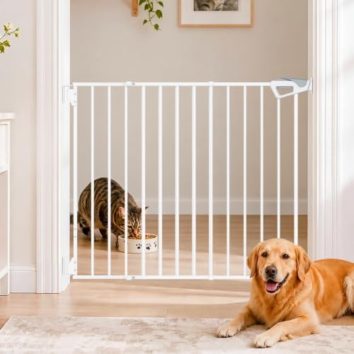 27"-42" Extra Wide Dog Gates for Doorways - Image 3