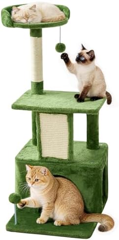 32.8inch Small Cat Tree Tower Condo by TSCOMON